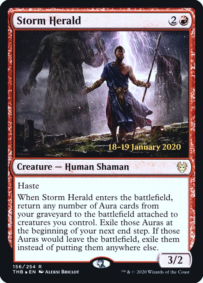 Storm Herald [Theros Beyond Death Prerelease Promos] | Fandemonia Ltd