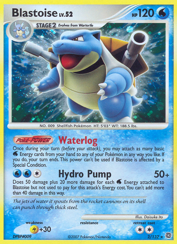 Blastoise (2/132) [Diamond & Pearl: Secret Wonders] | Fandemonia Ltd