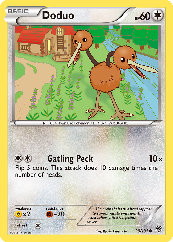 Doduo (99/135) [Black & White: Plasma Storm] | Fandemonia Ltd