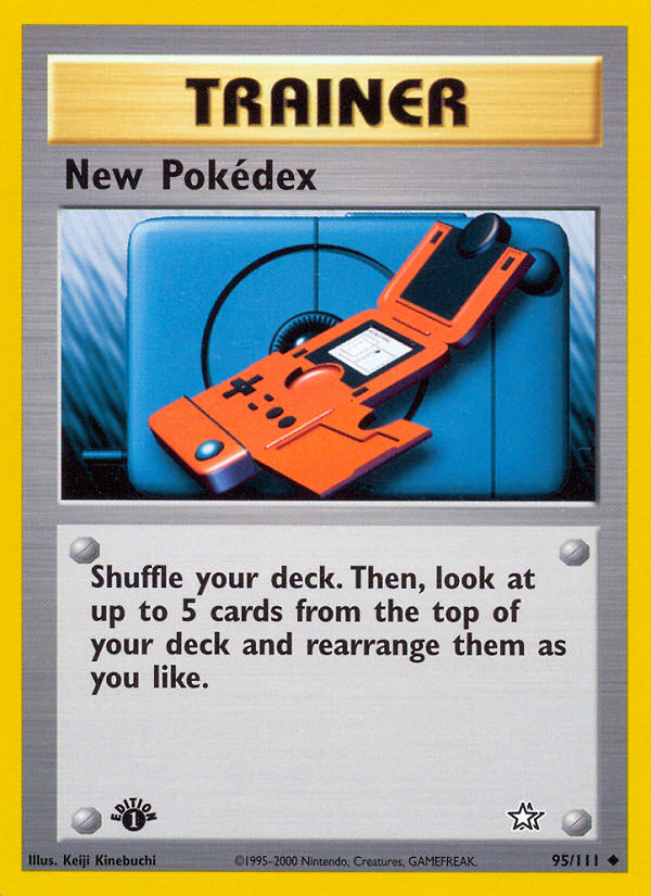 New Pokedex (95/111) [Neo Genesis 1st Edition] | Fandemonia Ltd