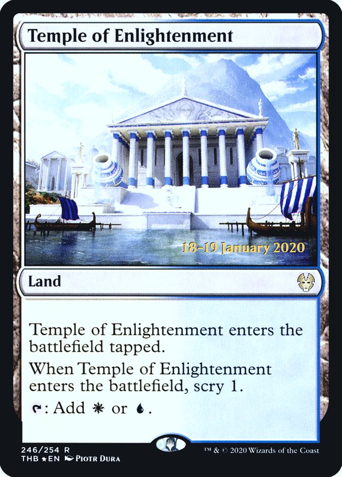 Temple of Enlightenment [Theros Beyond Death Prerelease Promos] | Fandemonia Ltd