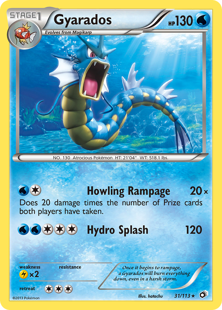 Gyarados (31/113) [Black & White: Legendary Treasures] | Fandemonia Ltd