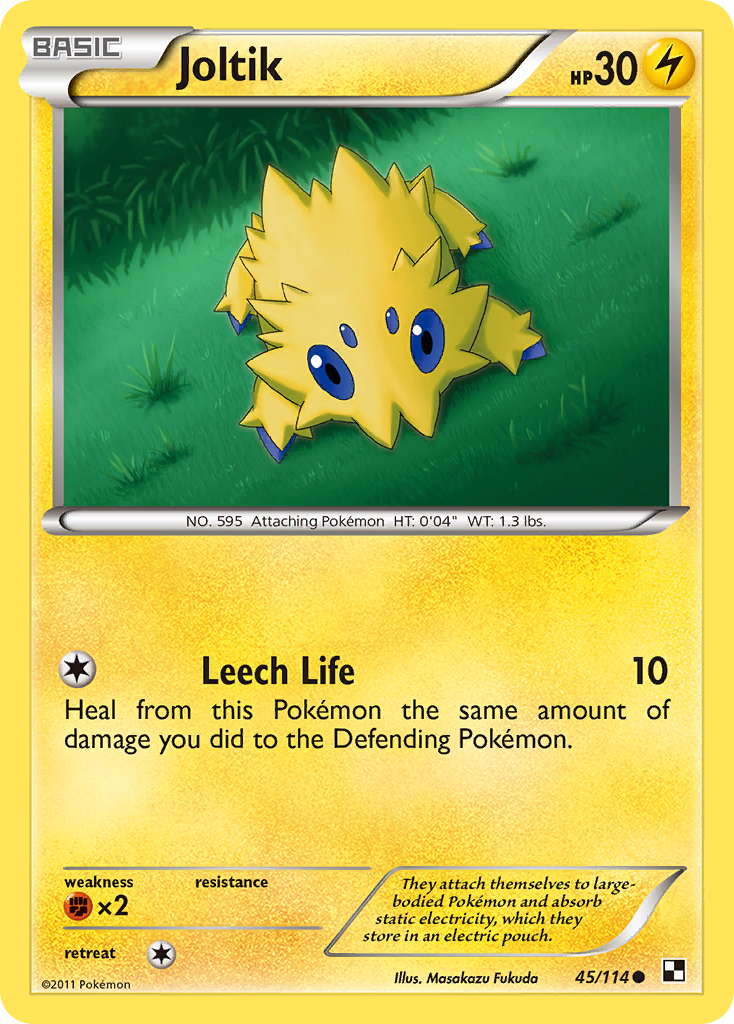 Joltik (45/114) [Black & White: Base Set] | Fandemonia Ltd