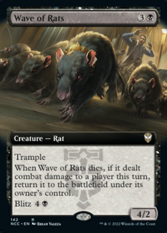 Wave of Rats (Extended Art) [Streets of New Capenna Commander] | Fandemonia Ltd