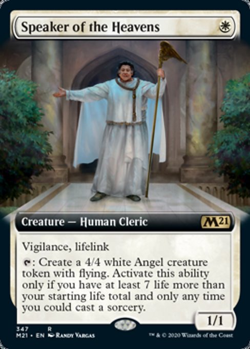 Speaker of the Heavens (Extended Art) [Core Set 2021] | Fandemonia Ltd