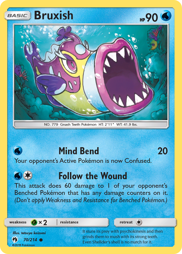 Bruxish (70/214) [Sun & Moon: Lost Thunder] | Fandemonia Ltd