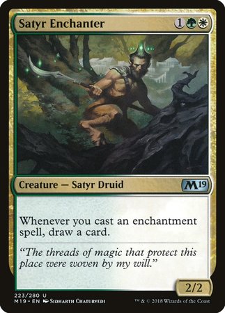 Satyr Enchanter [Core Set 2019] | Fandemonia Ltd