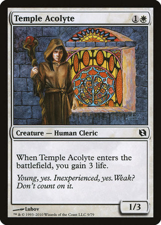 Temple Acolyte [Duel Decks: Elspeth vs. Tezzeret] | Fandemonia Ltd