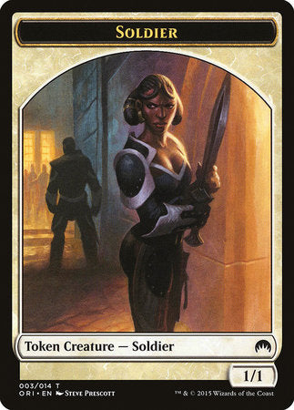 Soldier Token [Magic Origins Tokens] | Fandemonia Ltd