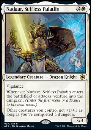 Nadaar, Selfless Paladin (Promo Pack) [Dungeons & Dragons: Adventures in the Forgotten Realms Promos] | Fandemonia Ltd