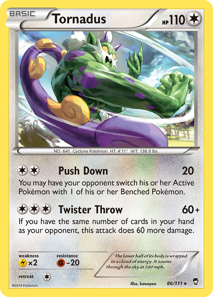 Tornadus (86/111) [XY: Furious Fists] | Fandemonia Ltd