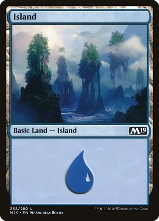 Island (268) [Core Set 2019] | Fandemonia Ltd