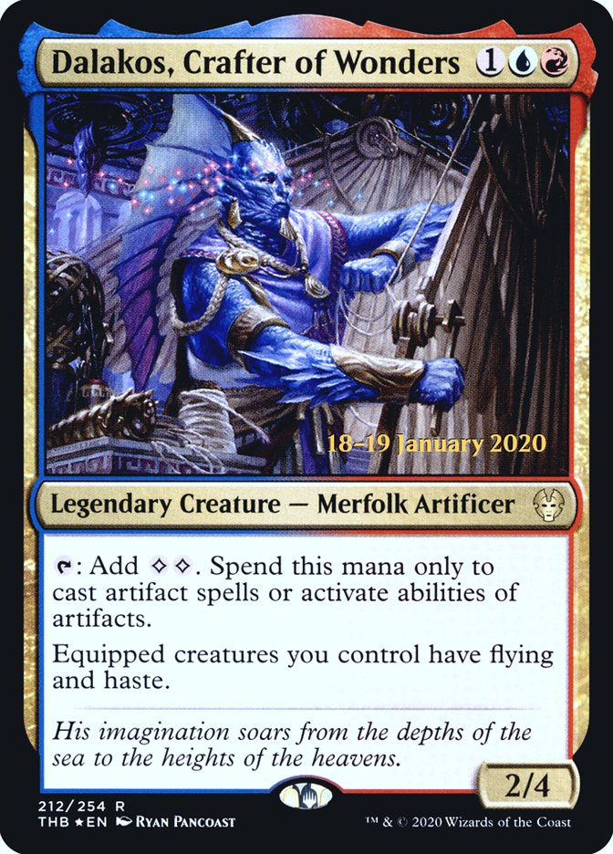 Dalakos, Crafter of Wonders [Theros Beyond Death Prerelease Promos] | Fandemonia Ltd