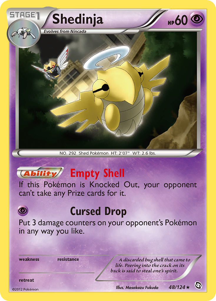 Shedinja (48/124) [Black & White: Dragons Exalted] | Fandemonia Ltd