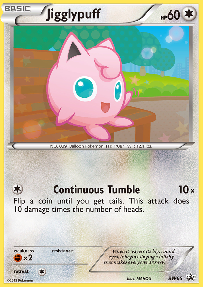 Jigglypuff (BW65) [Black & White: Black Star Promos] | Fandemonia Ltd