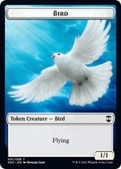 Bird (001) // Soldier Double-sided Token [Kaldheim Commander Tokens] | Fandemonia Ltd