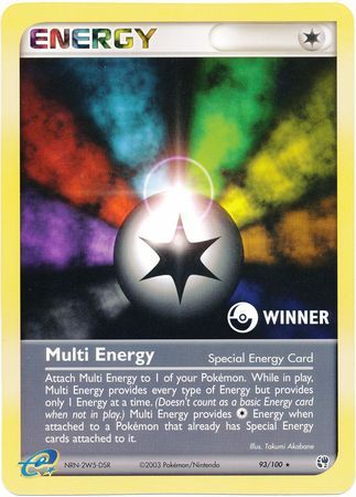 Multi Energy (93/100) (Winner League Promo) [EX: Sandstorm] | Fandemonia Ltd