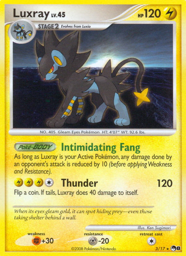 Luxray (3/17) [POP Series 8] | Fandemonia Ltd