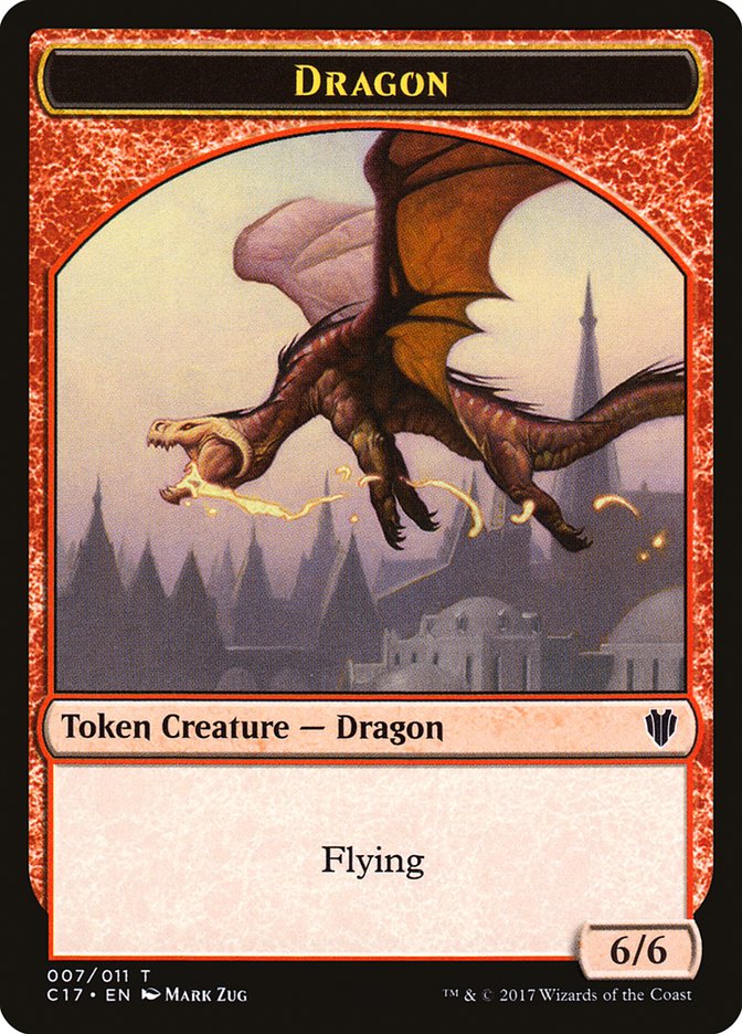 Dragon Token (007/011) [Commander 2017 Tokens] | Fandemonia Ltd