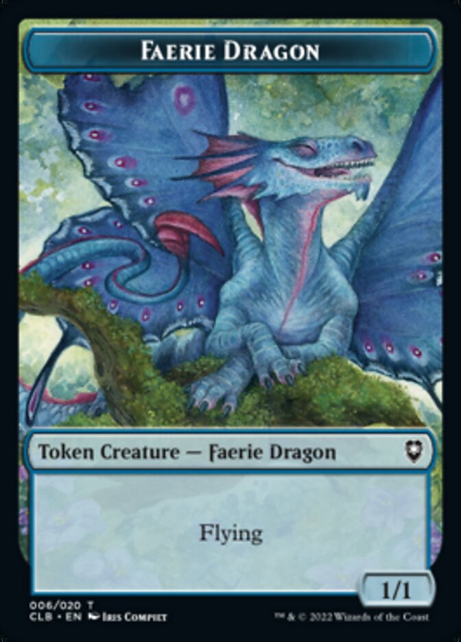 Faerie Dragon Token [Commander Legends: Battle for Baldur's Gate Tokens] | Fandemonia Ltd