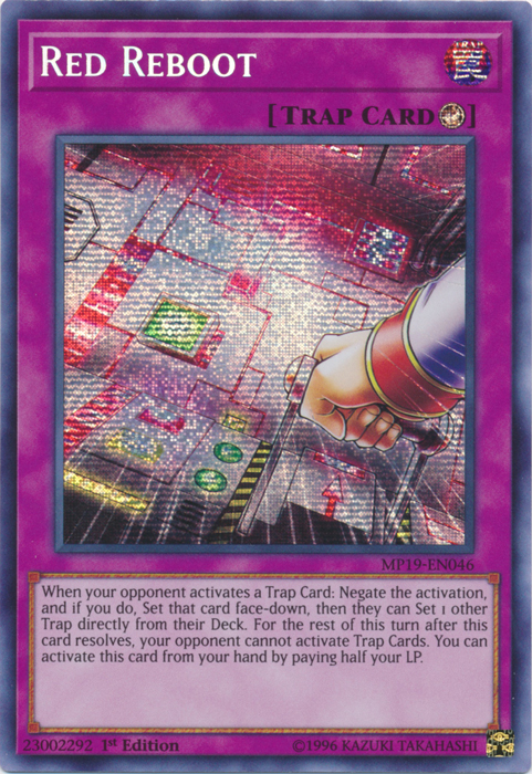 Red Reboot [MP19-EN046] Prismatic Secret Rare | Fandemonia Ltd