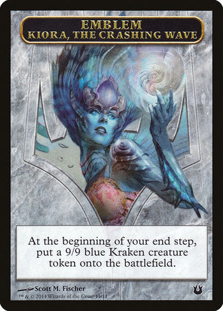 Emblem - Kiora, the Crashing Wave [Born of the Gods Tokens] | Fandemonia Ltd