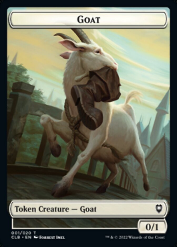 Goat Token [Commander Legends: Battle for Baldur's Gate Tokens] | Fandemonia Ltd