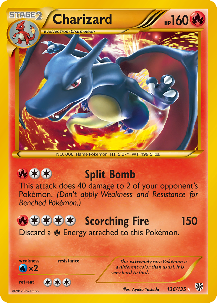 Charizard (136/135) [Black & White: Plasma Storm] | Fandemonia Ltd