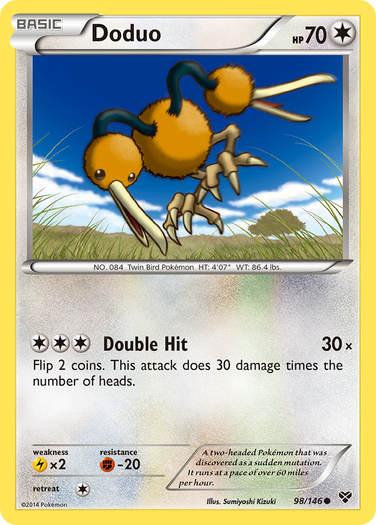 Doduo (98/146) [XY: Base Set] | Fandemonia Ltd