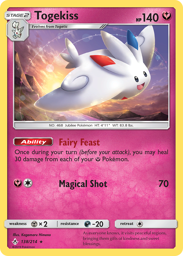 Togekiss (138/214) [Sun & Moon: Unbroken Bonds] | Fandemonia Ltd