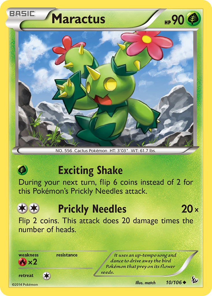 Maractus (10/106) [XY: Flashfire] | Fandemonia Ltd