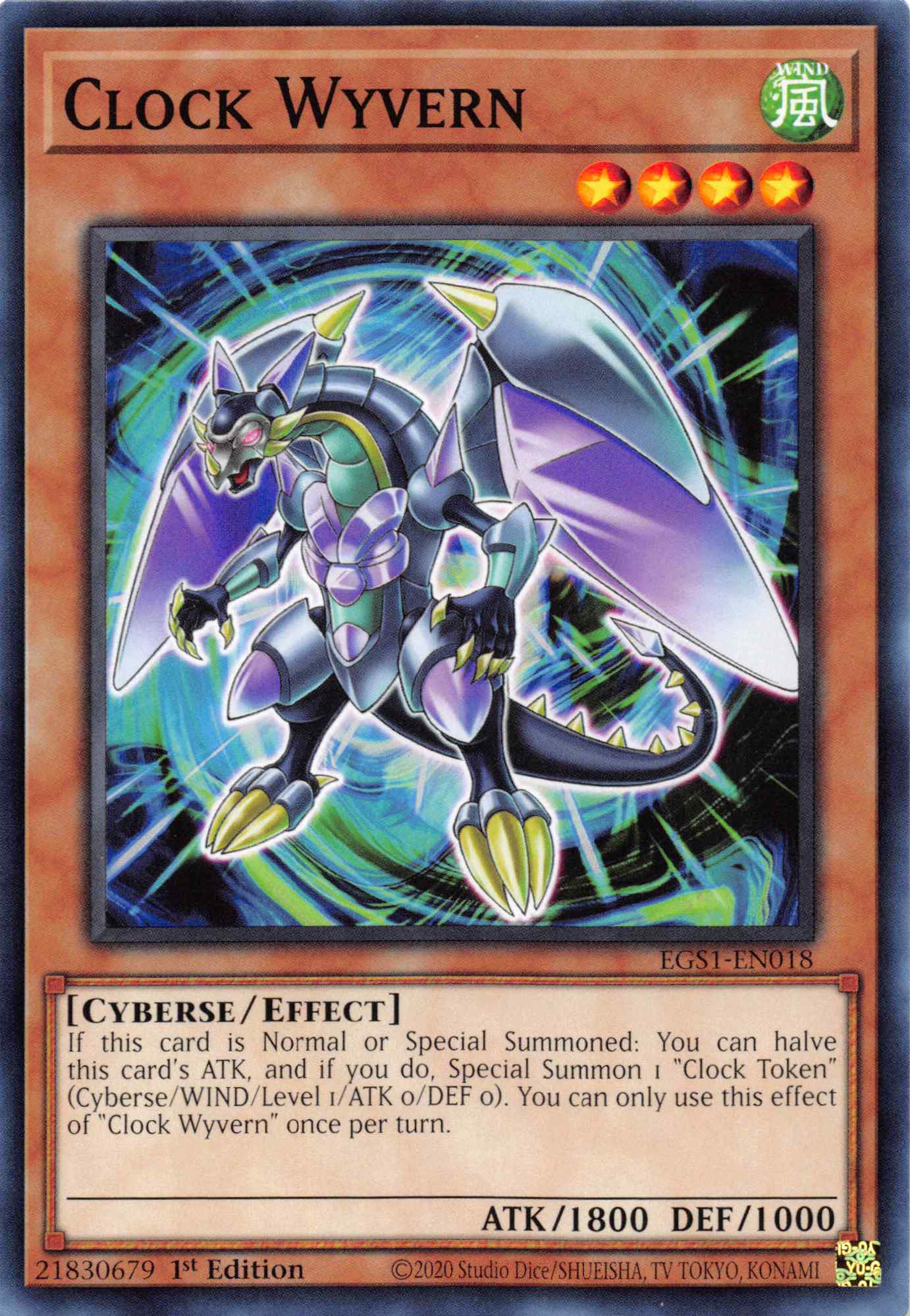 Clock Wyvern [EGS1-EN018] Common | Fandemonia Ltd