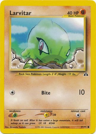 Larvitar (57/75) [Neo Discovery Unlimited] | Fandemonia Ltd