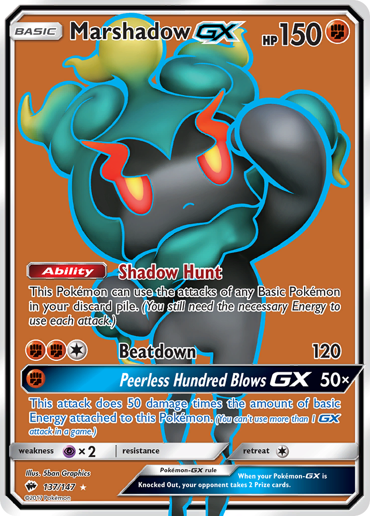 Marshadow GX (137/147) [Sun & Moon: Burning Shadows] | Fandemonia Ltd