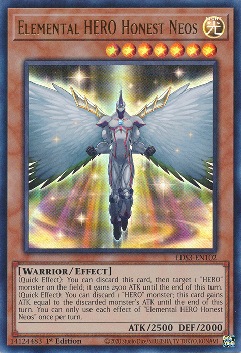 Elemental HERO Honest Neos [LDS3-EN102] Ultra Rare | Fandemonia Ltd