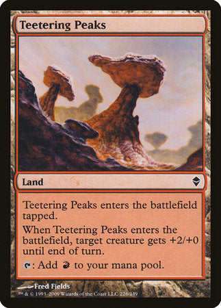 Teetering Peaks [Zendikar] | Fandemonia Ltd