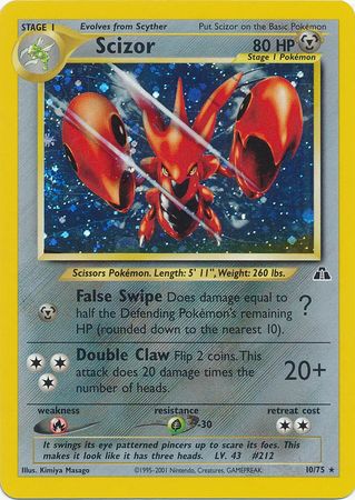 Scizor (10/75) [Neo Discovery Unlimited] | Fandemonia Ltd