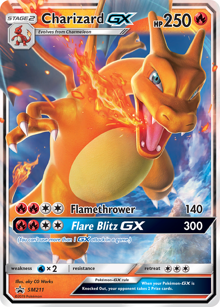 Charizard GX (SM211) [Sun & Moon: Black Star Promos] | Fandemonia Ltd