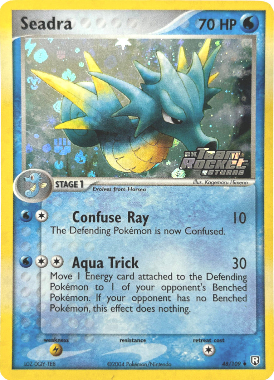 Seadra (48/109) (Stamped) [EX: Team Rocket Returns] | Fandemonia Ltd