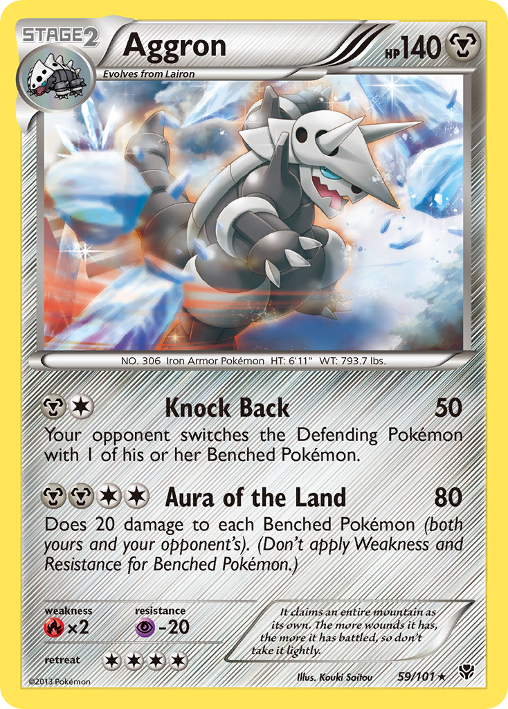 Aggron (59/101) [Black & White: Plasma Blast] | Fandemonia Ltd