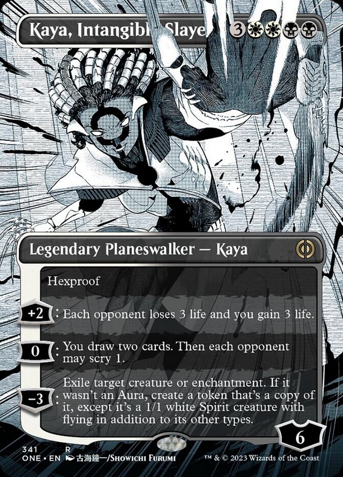 Kaya, Intangible Slayer (Borderless Manga) [Phyrexia: All Will Be One] | Fandemonia Ltd