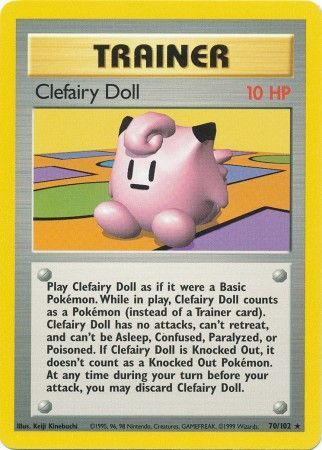 Clefairy Doll (70/102) [Base Set Unlimited] | Fandemonia Ltd