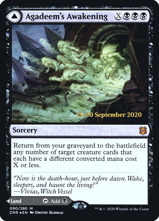 Agadeem's Awakening // Agadeem, the Undercrypt  [Zendikar Rising Prerelease Promos] | Fandemonia Ltd