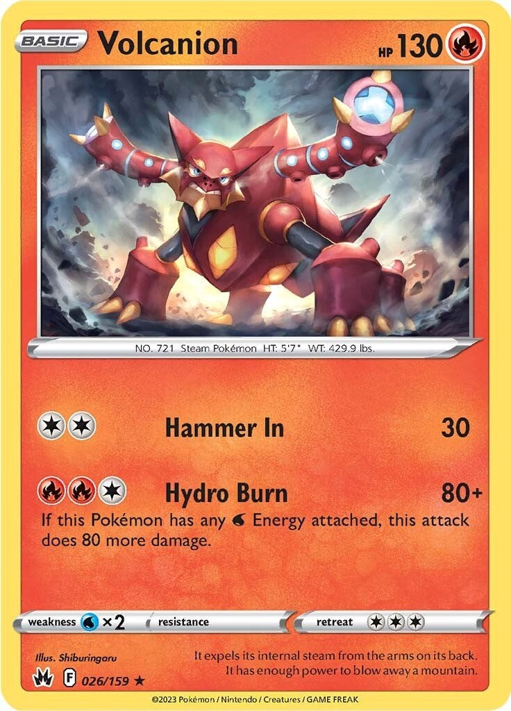 Volcanion (026/159) [Sword & Shield: Crown Zenith] | Fandemonia Ltd