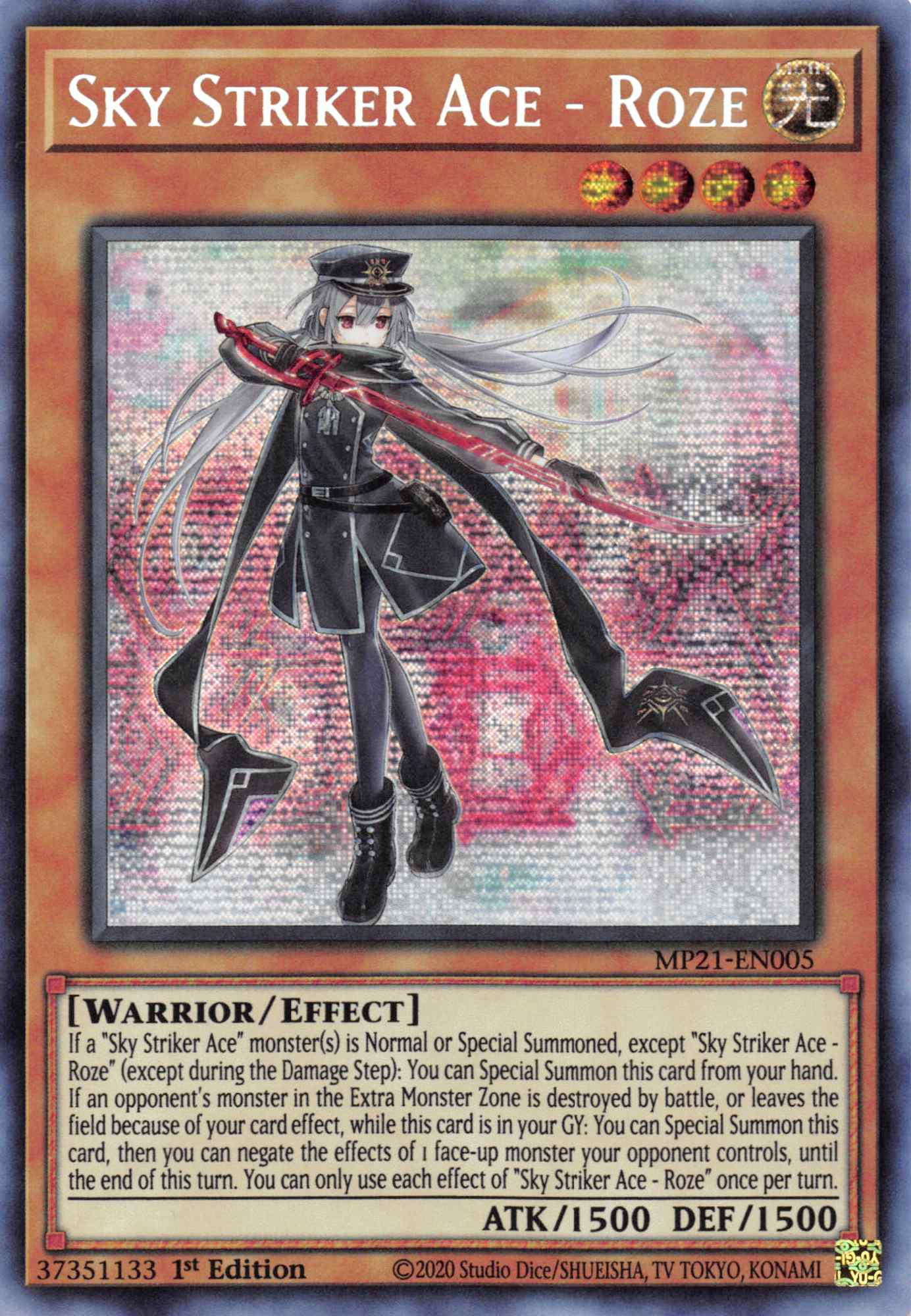 Sky Striker Ace - Roze [MP21-EN005] Prismatic Secret Rare | Fandemonia Ltd