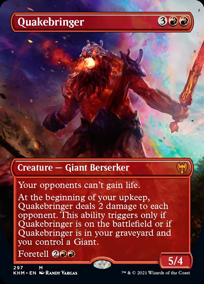 Quakebringer (Borderless Alternate Art) [Kaldheim] | Fandemonia Ltd