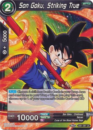 Son Goku, Striking True (DB1-081) [Dragon Brawl] | Fandemonia Ltd