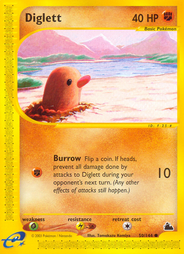 Diglett (50/144) [Skyridge] | Fandemonia Ltd