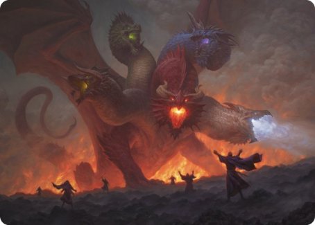 Tiamat Art Card [Dungeons & Dragons: Adventures in the Forgotten Realms Art Series] | Fandemonia Ltd