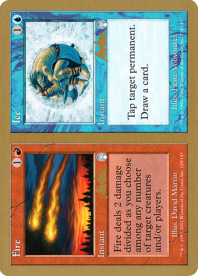 Fire // Ice (Brian Kibler) [World Championship Decks 2002] | Fandemonia Ltd